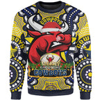 cowboys-rugby-christmas-sweatshirt-custom-merry-christmas-cowboys-aboriginal-dot-art-painting-footprints-sweatshirt