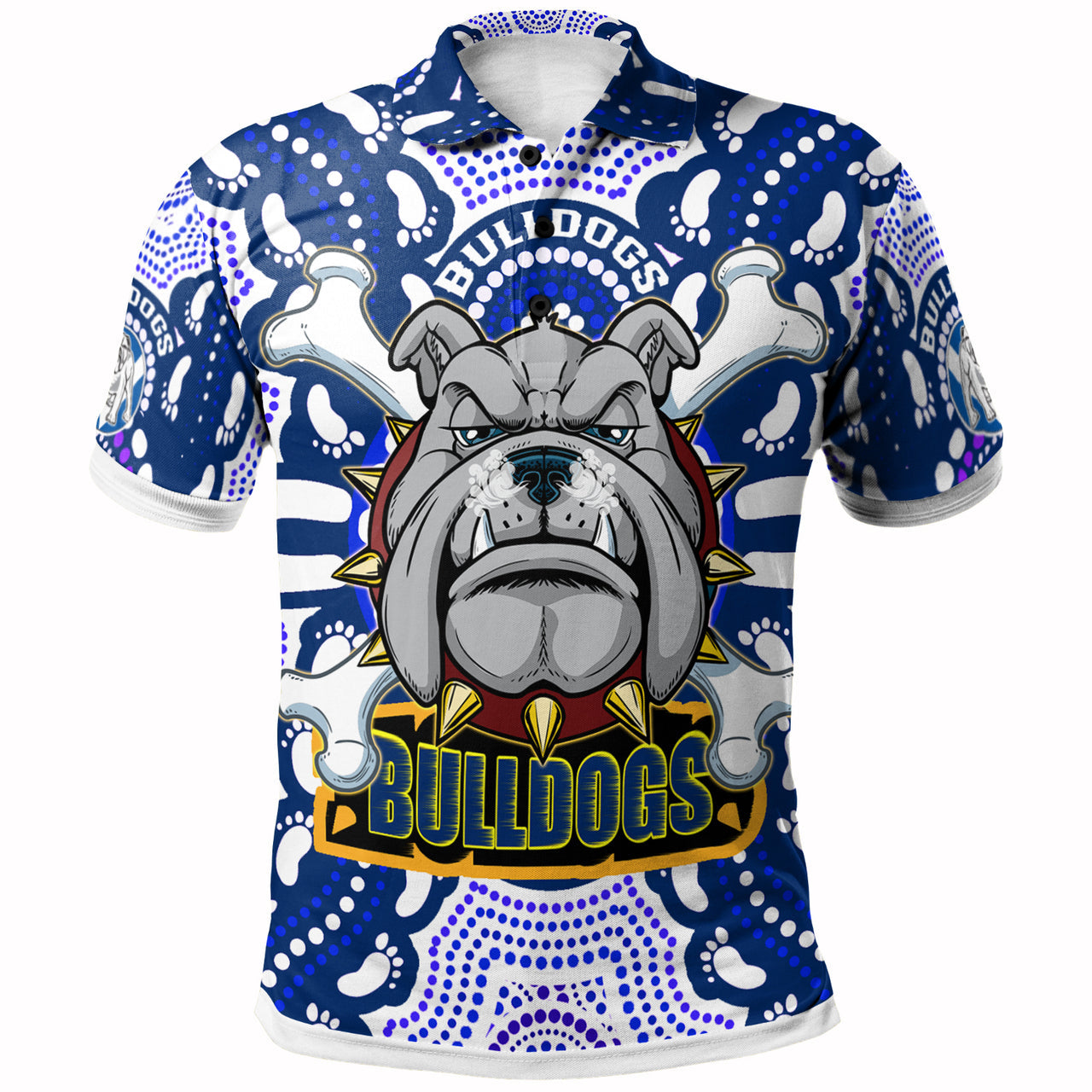 bulldogs-rugby-indigenous-custom-polo-shirt-canterbury-bankstown-super-berries-aboriginal-footprint