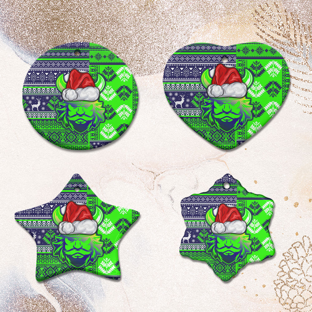 raiders-rugby-ornaments-custom-christmas-snowflakes-warriors-mascot-ornaments