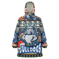 bulldogs-rugby-christmas-snug-hoodie-custom-xmas-bulldogs-christmas-balls-snowflake-with-aboriginal-patterns-wearable-blanket-hoodie