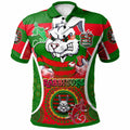 rabbitohs-rugby-polo-shirt-custom-angry-rabbitohs-100-south-personalised-player-and-number-aboriginal-pride-polo-shirt