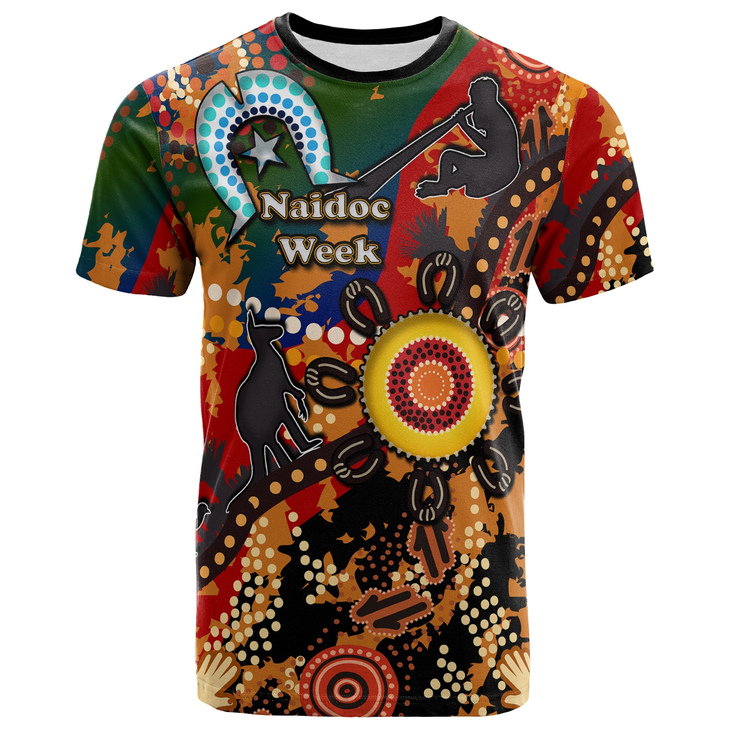 australia-naidoc-week-2023-t-shirt-custom-naidoc-week-2023-aboriginal-inspired-dot-art-painting-with-native-kangaroo-get-up-stand-up-show-up-t-shirt