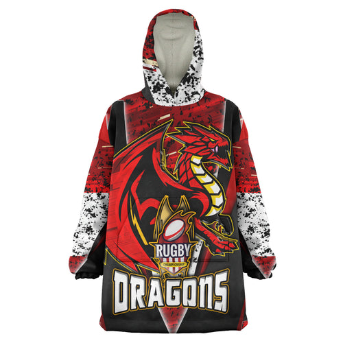 st-george-rugby-snug-hoodie-custom-dragon-rugby-cup-final-series-champions-sport-style-personalised-player-and-number-oodie-blanket