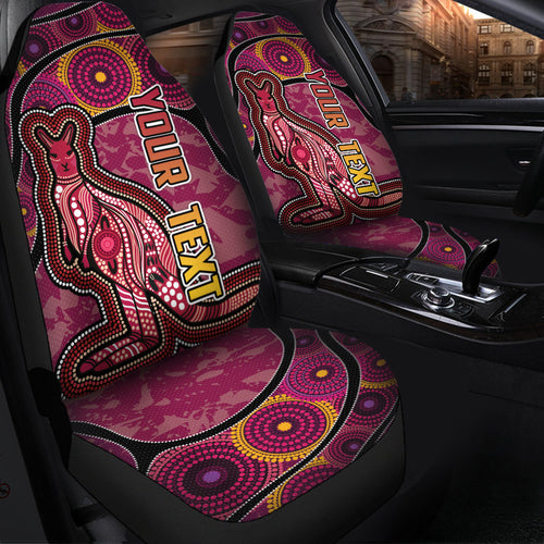 maroons-rugby-car-seat-covers-custom-maroons-kangaroo-car-seat-covers