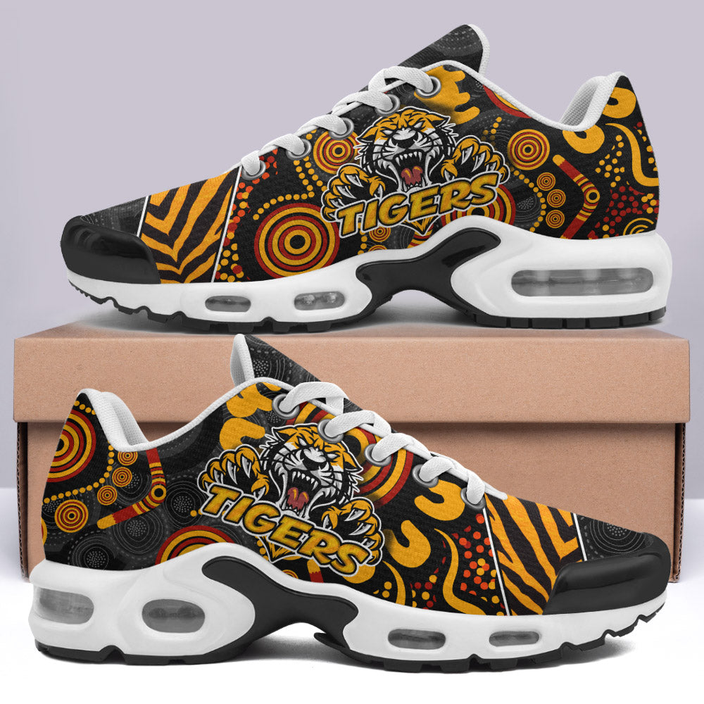 tigers-rugby-cushion-shoes-tiger-rugby-aboriginal-pattern-cushion-running-shoes