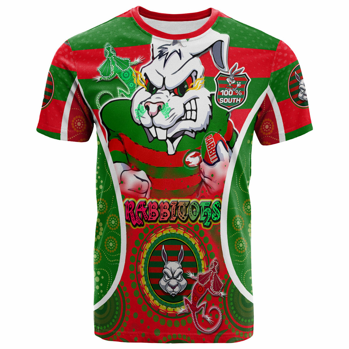 rabbitohs-rugby-t-shirt-custom-angry-rabbitohs-100-south-personalised-player-and-number-aboriginal-pride-t-shirt