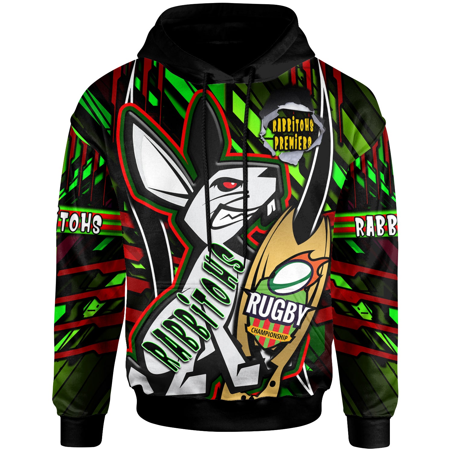 rabbitohs-rugby-hoodie-custom-rabbitohs-league-final-series-champions-personalised-name-and-number-hoodie