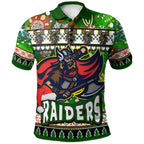 raider-rugby-christmas-polo-shirt-custom-xmas-raider-christmas-balls-snowflake-with-aboriginal-patterns-polo-shirt