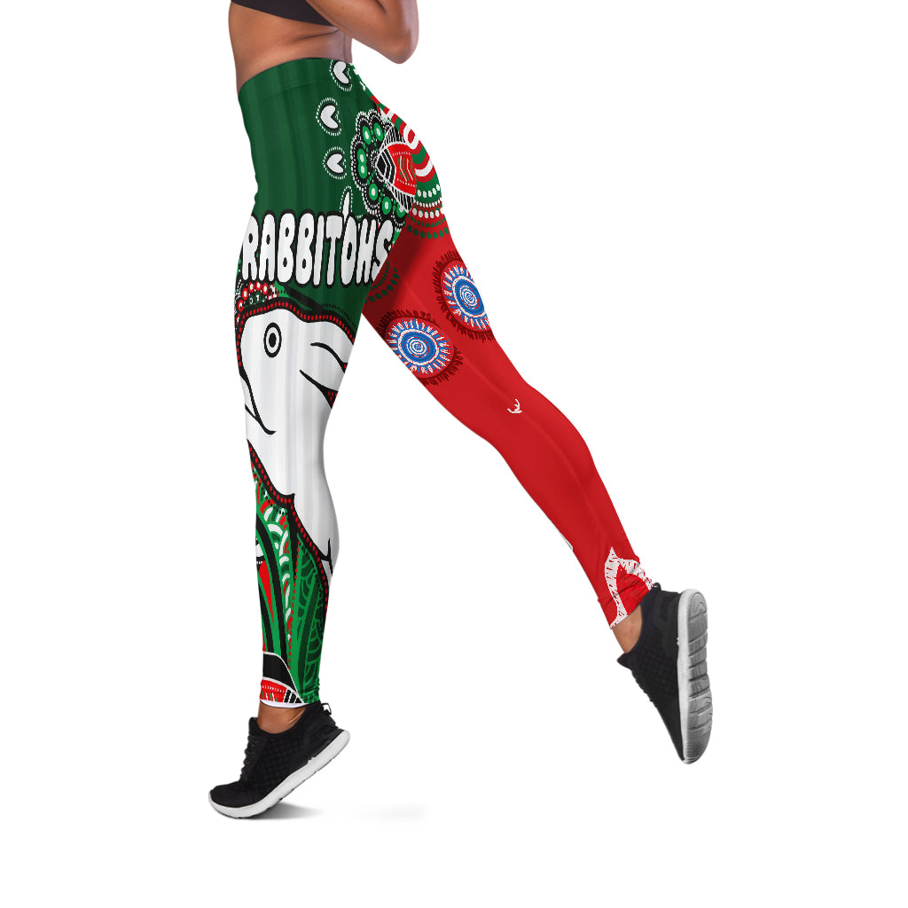 south-sydney-rabbitohs-rugby-leggings-indigenous-dreaming-rabbitohs-leggings