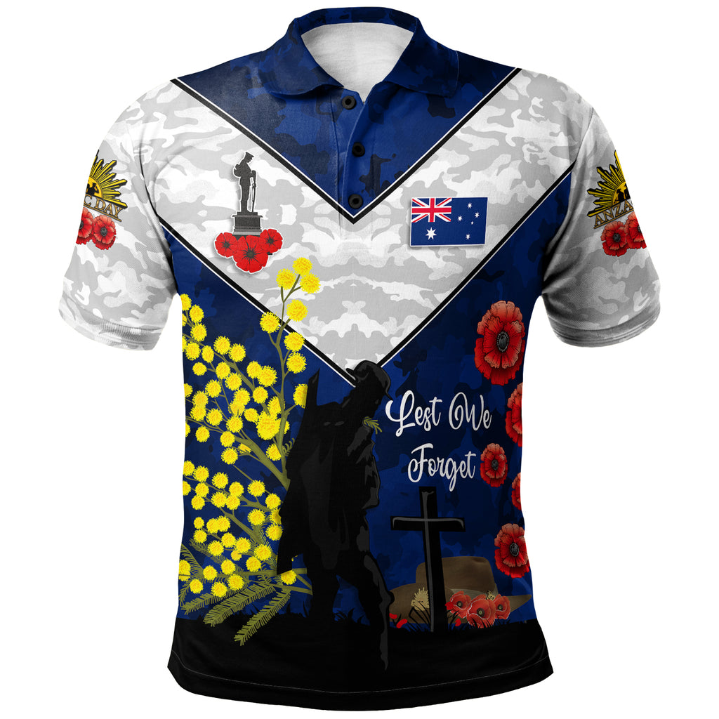 australia-anzac-day-polo-shirt-poppies-with-golden-wattle-flowers-lest-we-forget