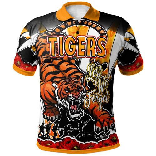 tigers-rugby-polo-shirt-custom-tigers-lest-we-forget-and-poppies-polo-shirt