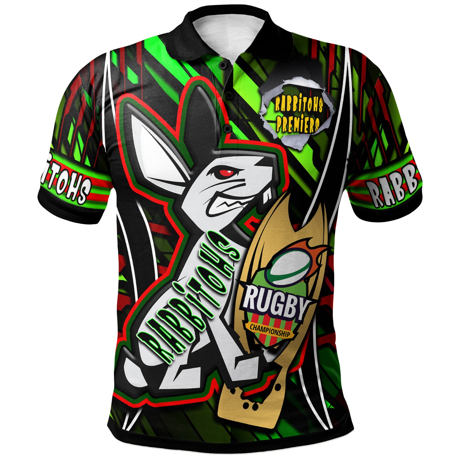 rabbitohs-rugby-polo-shirt-custom-rabbitohs-league-final-series-champions-personalised-name-and-number-polo-shirt