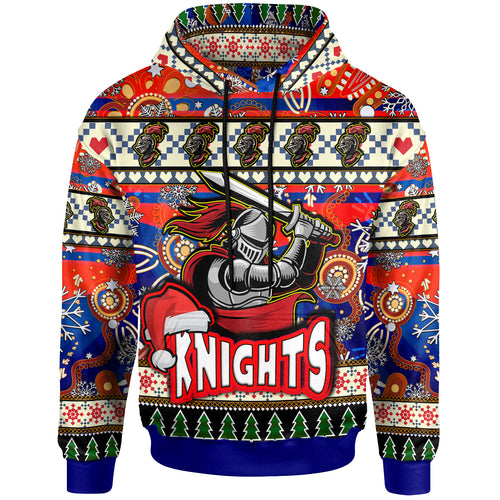 knights-rugby-christmas-hoodie-custom-xmas-knights-christmas-balls-snowflake-with-aboriginal-patterns-hoodie