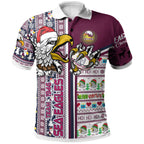 sea-eagles-rugby-christmas-polo-shirt-custom-scratch-eagles-snowflakes-ho-ho-ho-personalized-name-and-number-polo-shirt