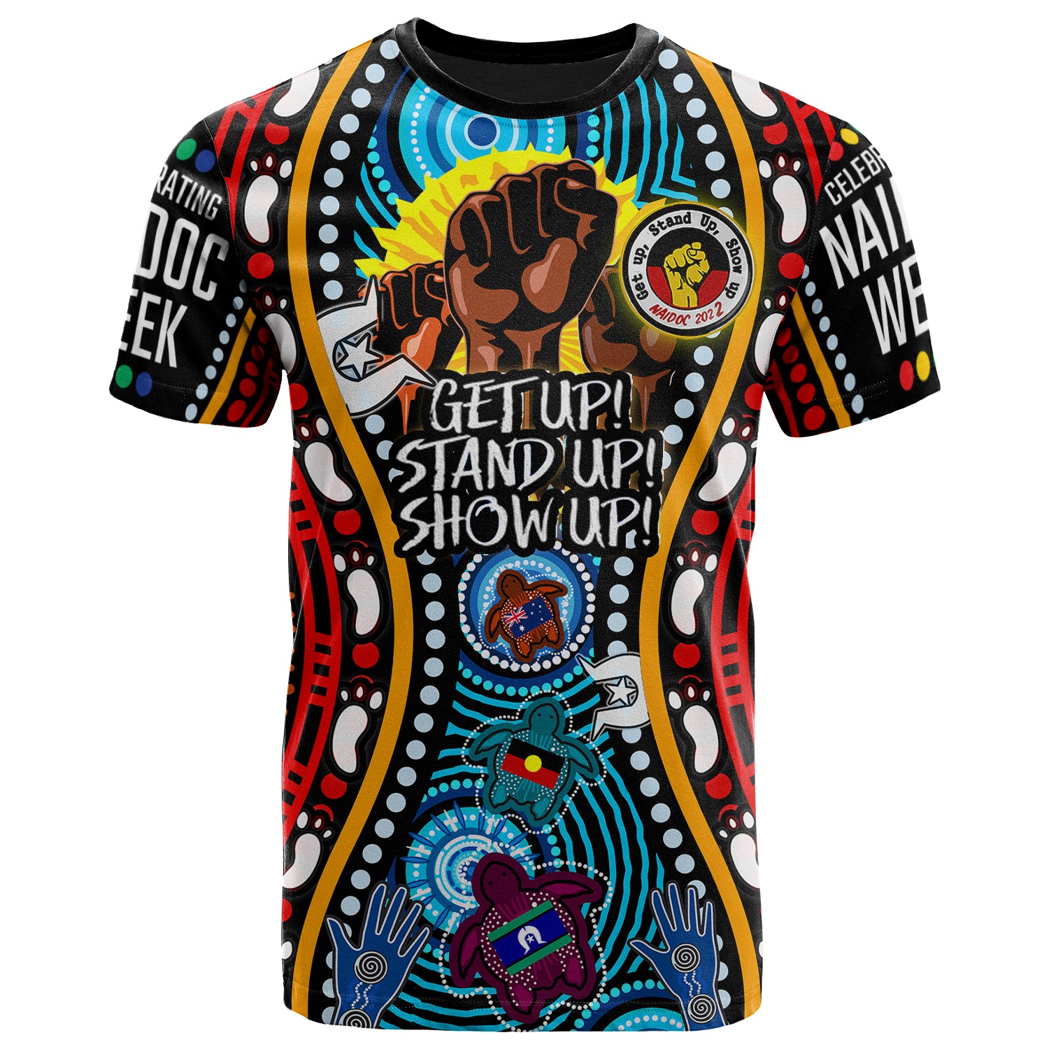 australia-naidoc-week-2022-custom-t-shirt-aboriginal-inspired-and-torres-strait-islander-get-up-stand-up-show-up