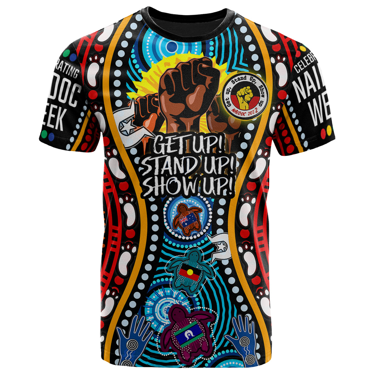 australia-naidoc-week-2022-custom-t-shirt-aboriginal-inspired-and-torres-strait-islander-get-up-stand-up-show-up