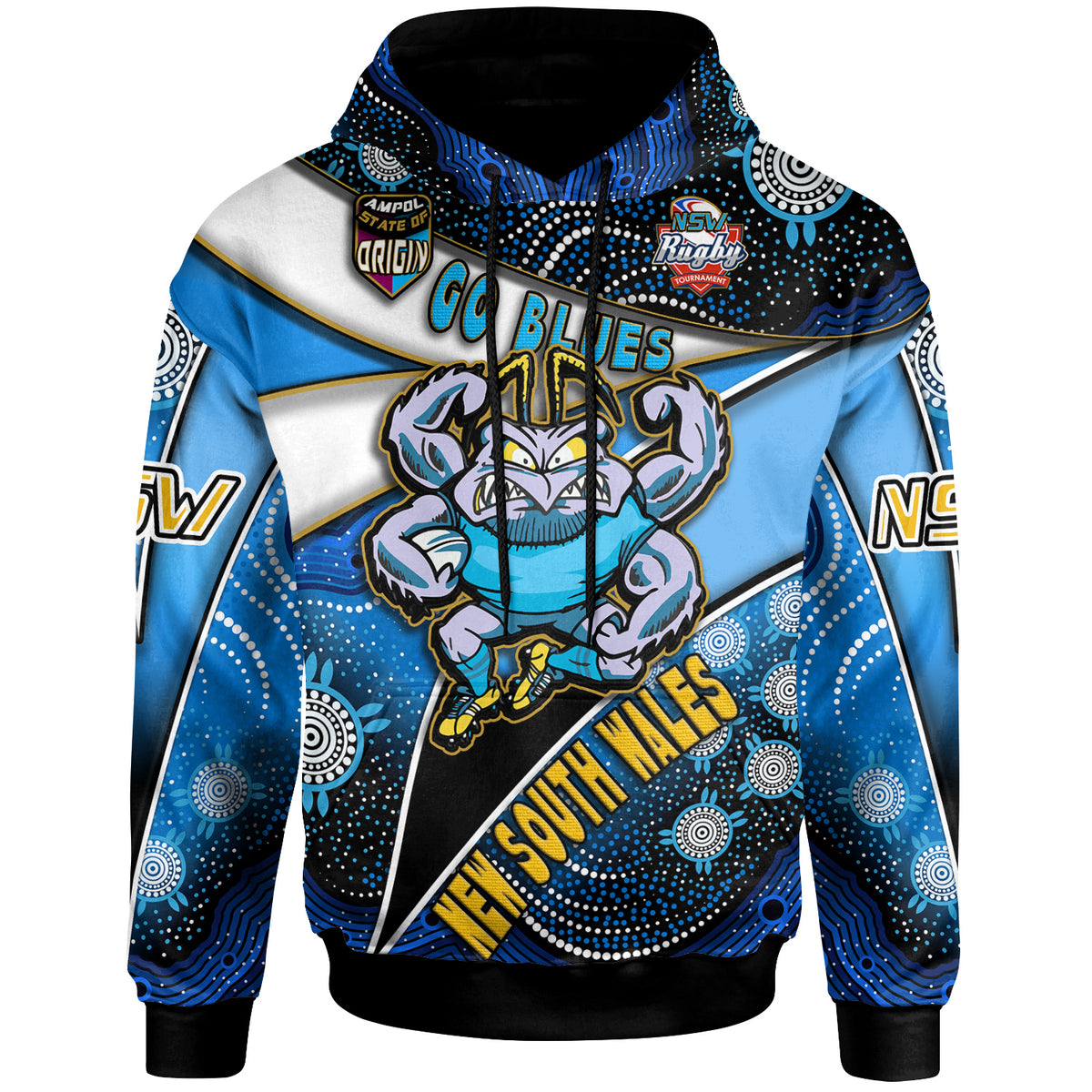 new-south-wales-rugby-league-team-hoodie-custom-new-south-wales-blues-with-aboriginal-patterns-state-of-origin-hoodie