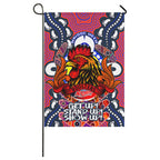 rooters-rugby-custom-flag-sydney-roosters-naidoc-week-celebrations-with-aboriginal-footprint-and-boomerang-flag