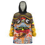 australia-naidoc-week-2023-wearable-blanket-hoodie-naidoc-week-timeline-with-aboriginal-inspired-dot-art-painting-and-aussie-gecko-wearable-blanket-hoodie