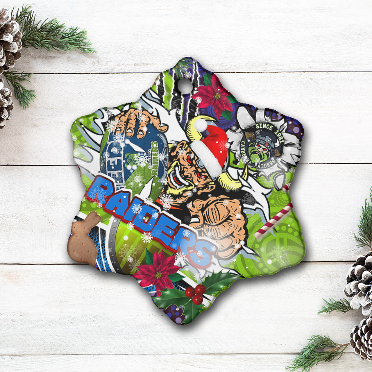 raiders-rugby-custom-aboriginal-christmas-ceramic-ornament-the-indigenous-vikings-power-scratch-style