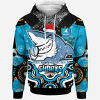 sharks-rugby-christmas-hoodie-custom-christmas-super-sharks-indigenous-hoodie