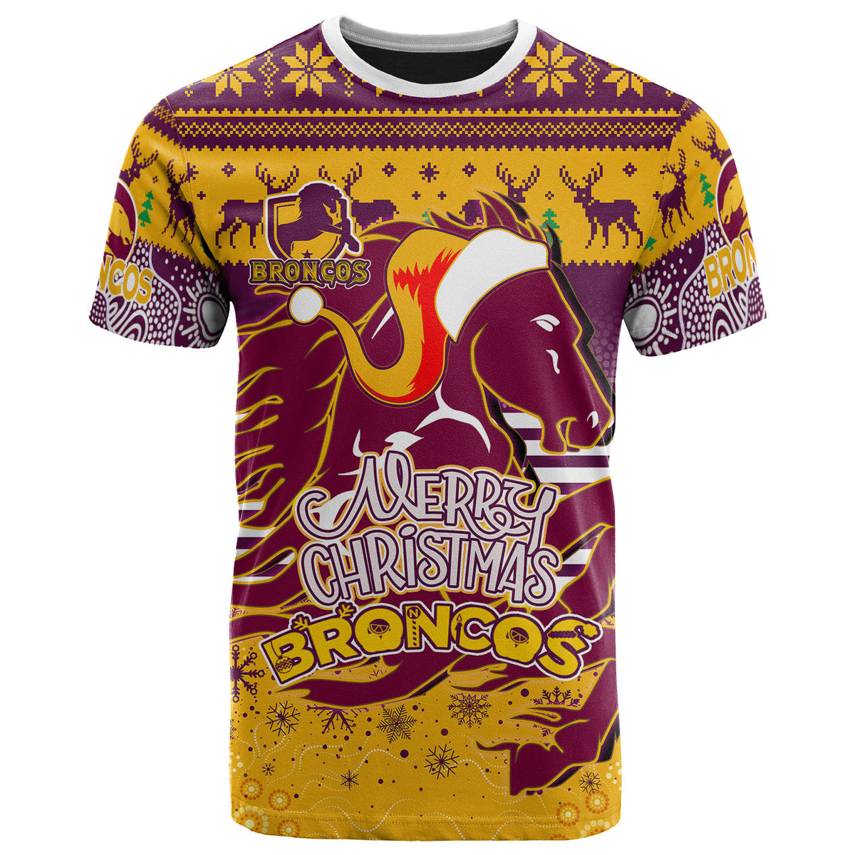 broncos-christmas-rugby-t-shirt-merry-christmas-broncos-retro-heritage-jersey-aboriginal-custom-t-shirt