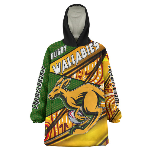 wallabies-rugby-snug-hoodie-custom-kangaroo-rugby-ball-rugby-championship-personalised-player-and-number-oodie-blanket