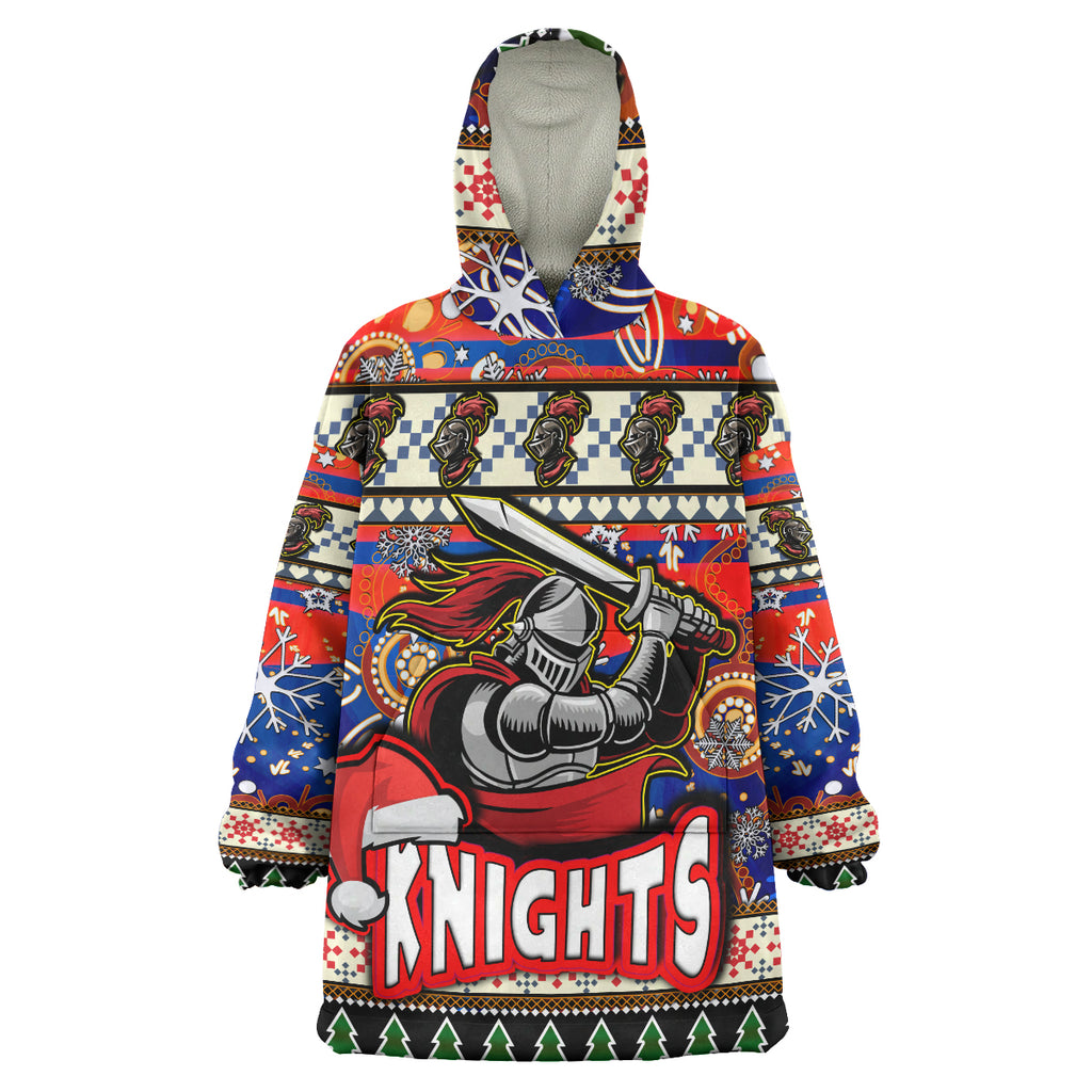 knights-rugby-christmas-snug-hoodie-custom-xmas-knights-christmas-balls-snowflake-with-aboriginal-patterns-wearable-blanket-hoodie