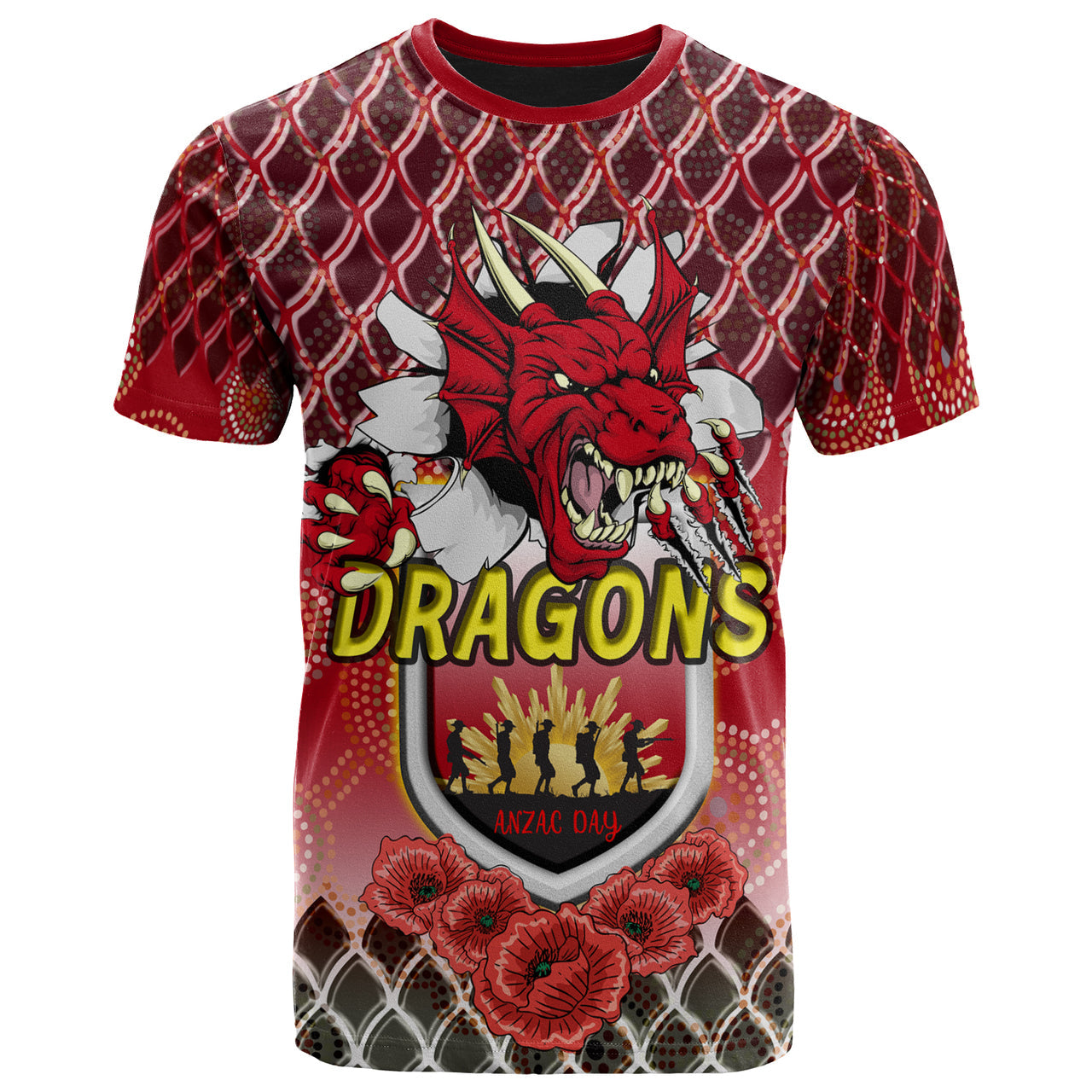 st-george-illawarra-dragons-rugby-t-shirt-aboriginal-and-anzac-day-with-dragons-poppy-flower-patterns-t-shirt