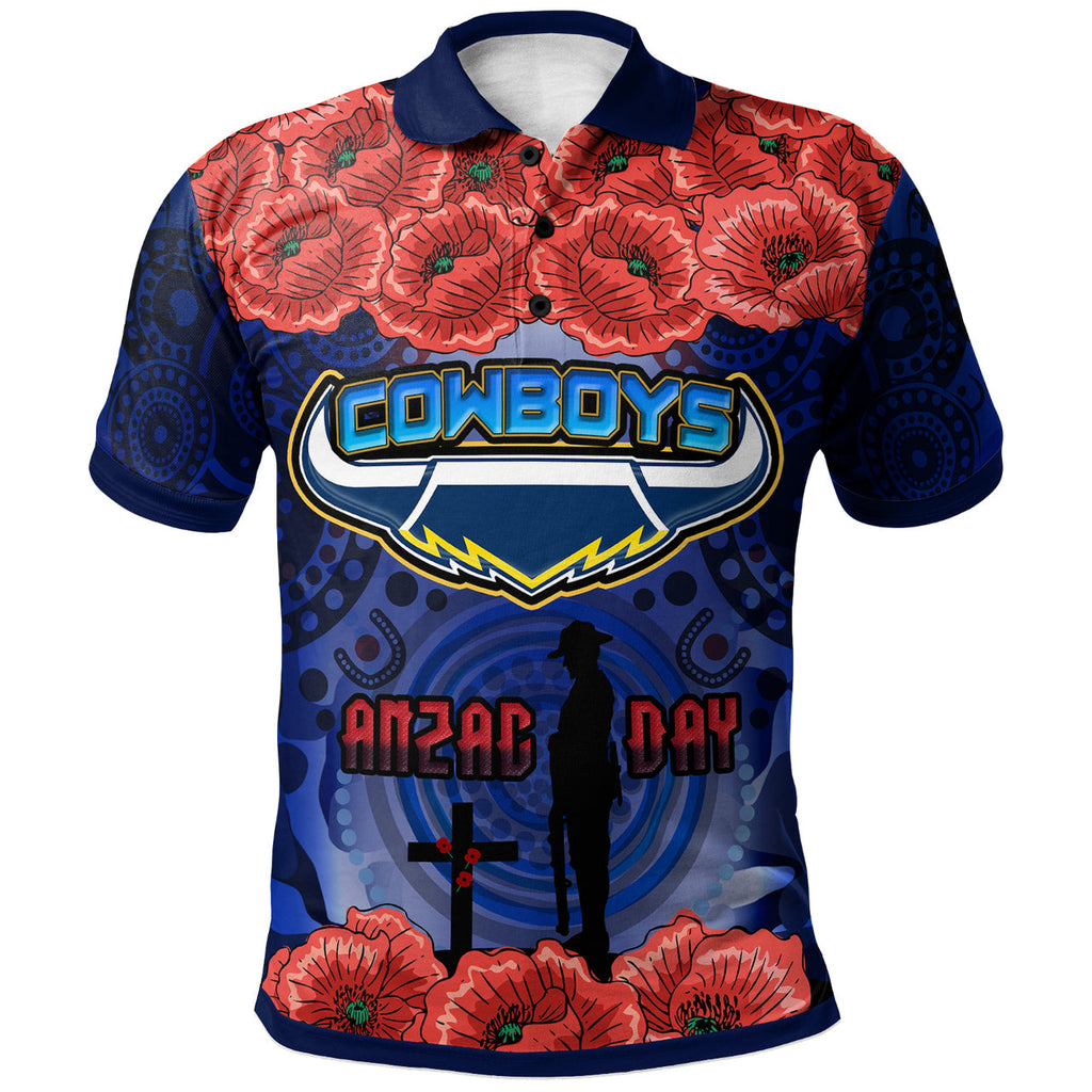 cowboys-rugby-polo-shirt-aboriginal-cowboys-anzac-day-with-poppy-flower-polo-shirt-1