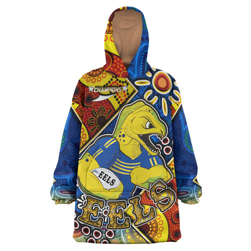 eels-rugby-snug-hoodie-custom-eels-rugby-ball-with-aboriginal-art-personalised-player-and-number-oodie-blanket