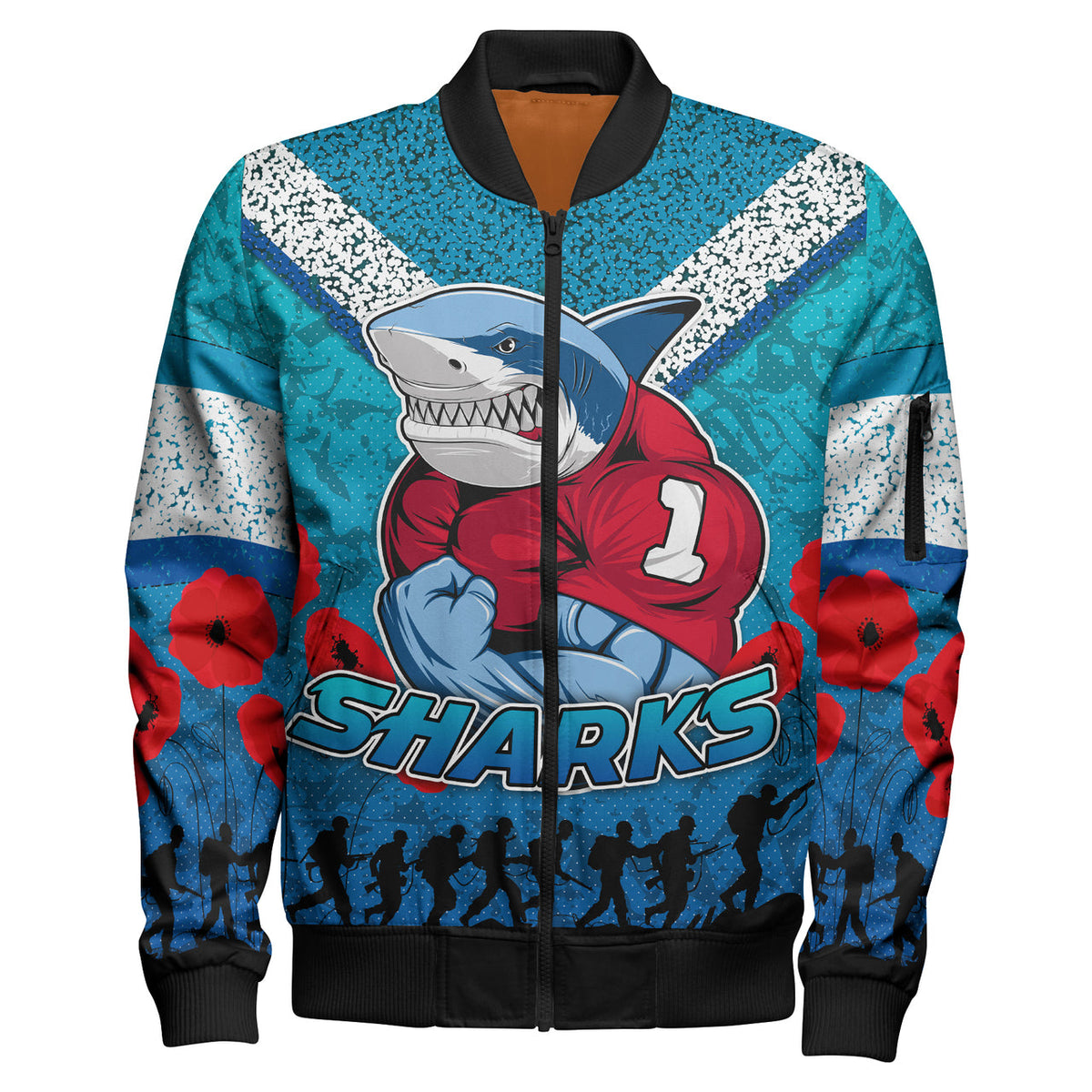 sharks-rugby-bomber-jacket-custom-anzac-day-sharks-bomber-jacket-1