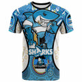 sharks-rugby-t-shirt-custom-sharkies-mascot-with-aboriginal-art-personalised-player-and-number-t-shirt
