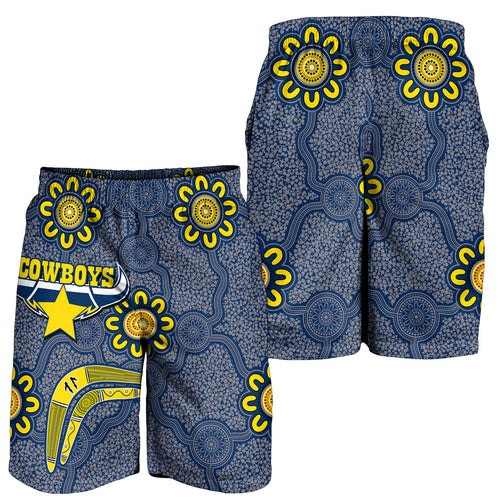 cowboys-rugby-men-shorts-aboriginal-boomerang-cowboys-men-shorts