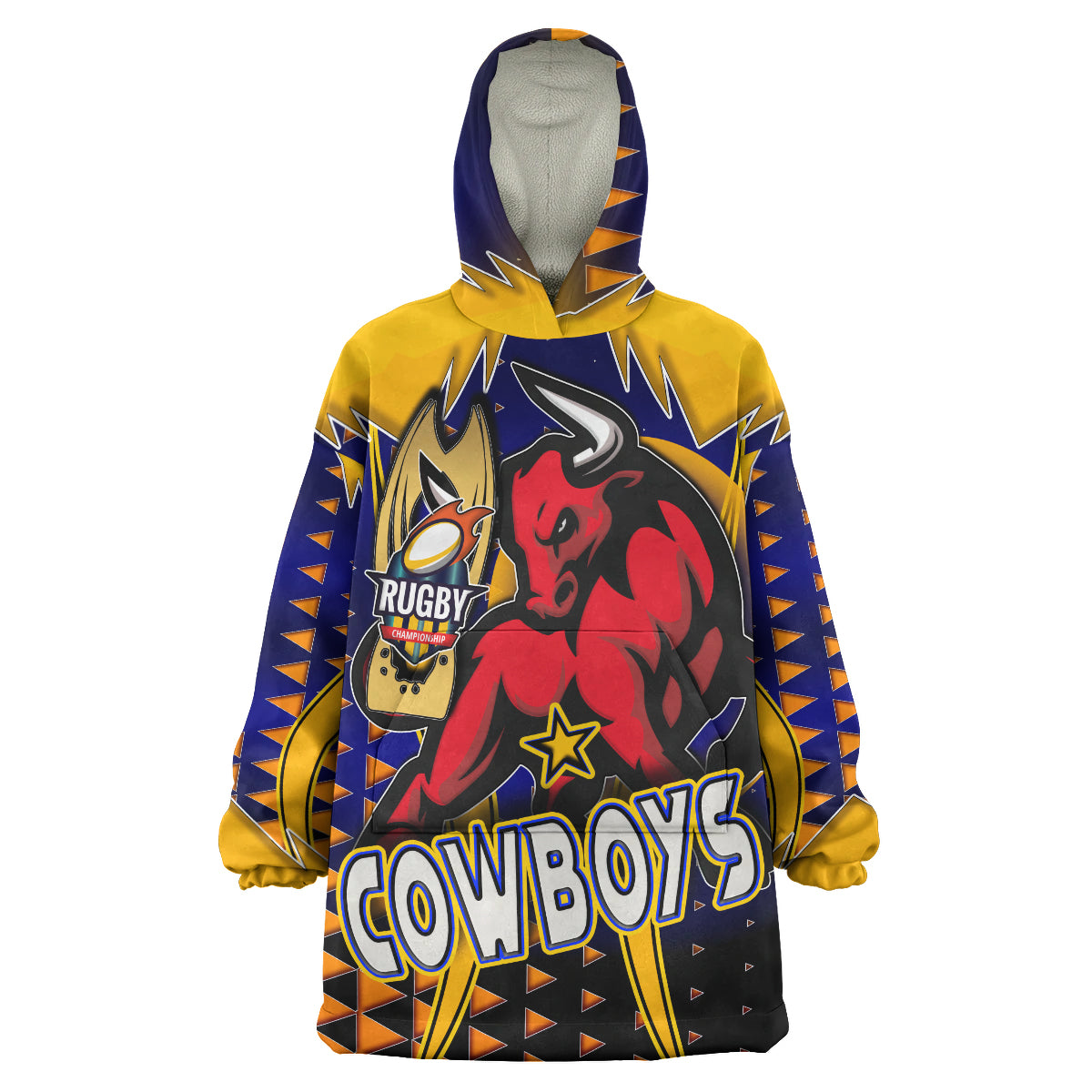 cowboys-rugby-snug-hoodie-custom-bull-rugby-cup-final-series-champions-sport-style-personalised-player-and-number-oodie-blanket