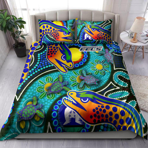 eels-rugby-bedding-set-indigenous-eels-with-aboriginal-and-torres-strait-islander-flag