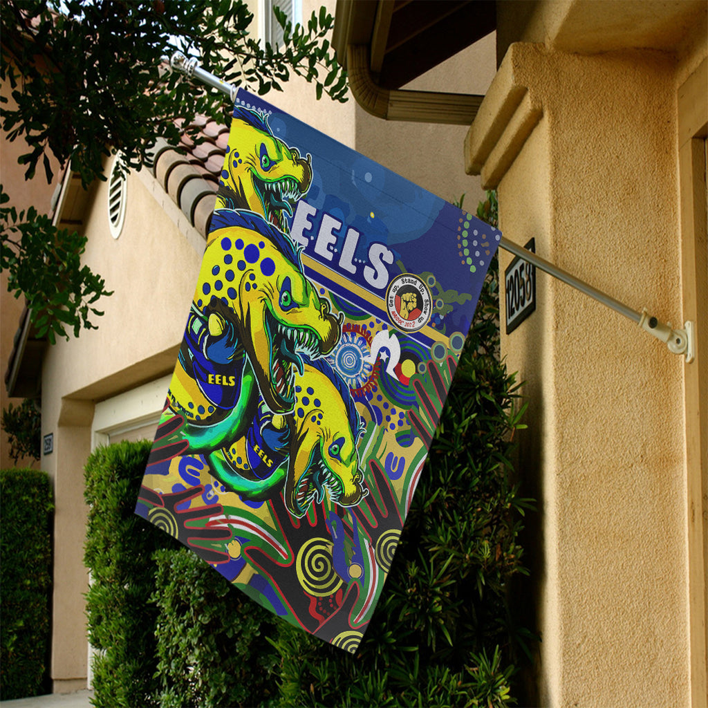 eels-rugby-naidoc-week-flag-custom-eels-getting-up-standing-up-and-showing-up-flag