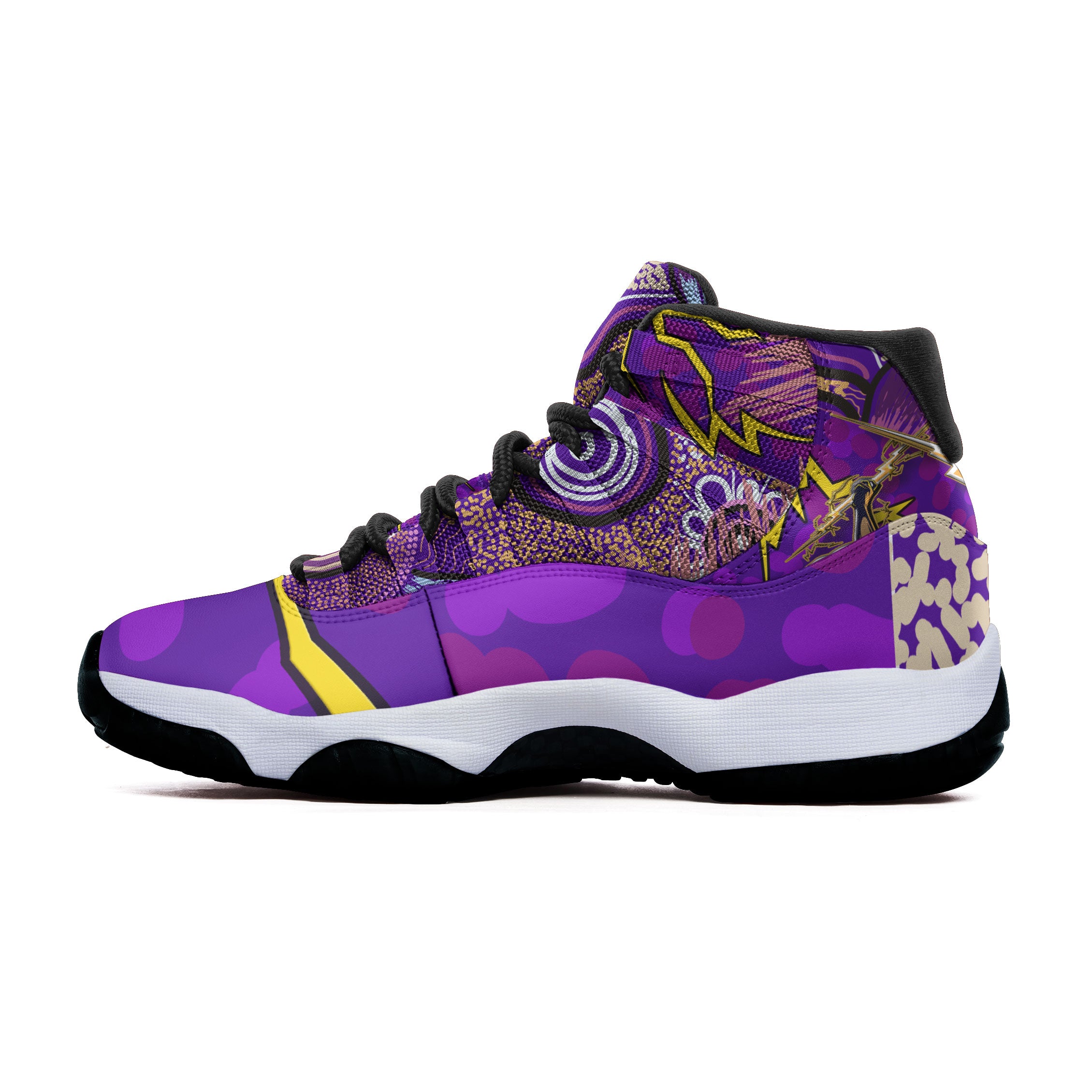 storm-rugby-high-top-basketball-shoes-j11-storm-thunder-with-aboriginal-dot-painting-pattern-sneakers-j11