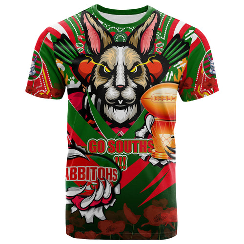 rabbitohs-premierships-rugby-t-shirt-custom-go-rabbitohs-champion-claw-scratch-aboriginal-culture-t-shirt