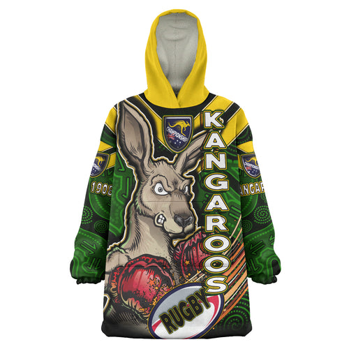 kangaroos-rugby-snug-hoodie-custom-kangaroo-rugby-league-sport-style-aboriginal-culture-personalised-player-and-number-oodie-blanket