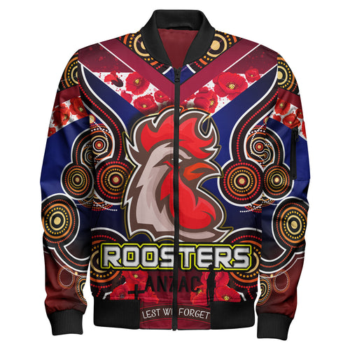 https-aussievibes-co-roosters-rugby-bomber-aboriginal-rooster-anzac-day-lest-we-forget-with-poppy-flower-patterns-bomber