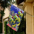 parramatta-eels-rugby-christmas-flag-custom-christmas-super-eels-squad-indigenous-flag