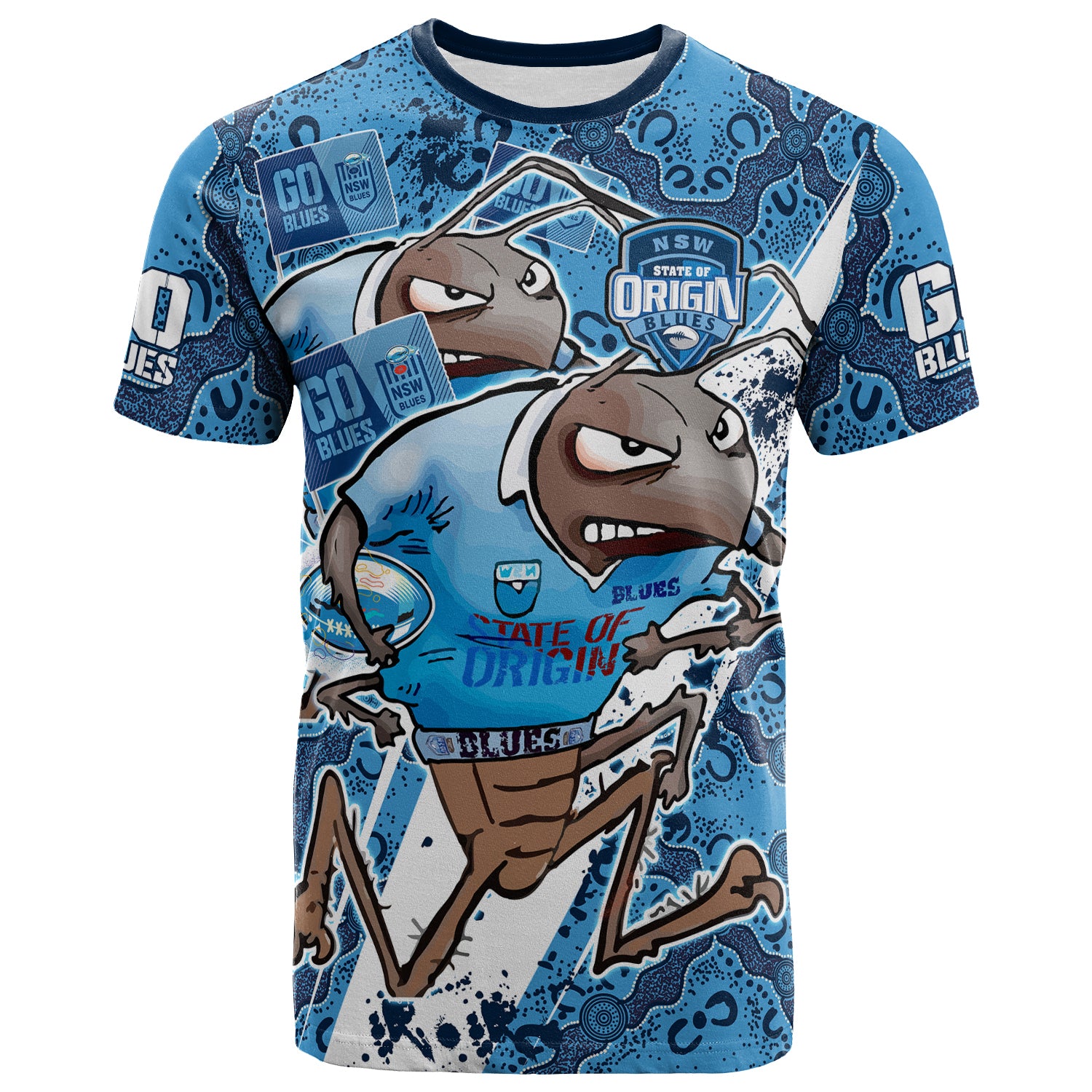 new-south-wales-rugby-league-team-t-shirt-custom-nsw-blues-super-cockroaches-with-aboriginal-culture-state-of-origin-t-shirt