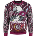 sea-eagles-rugby-sweatshirt-custom-manly-sea-eagles-mascot-with-aboriginal-art-personalised-player-and-number-sweatshirt