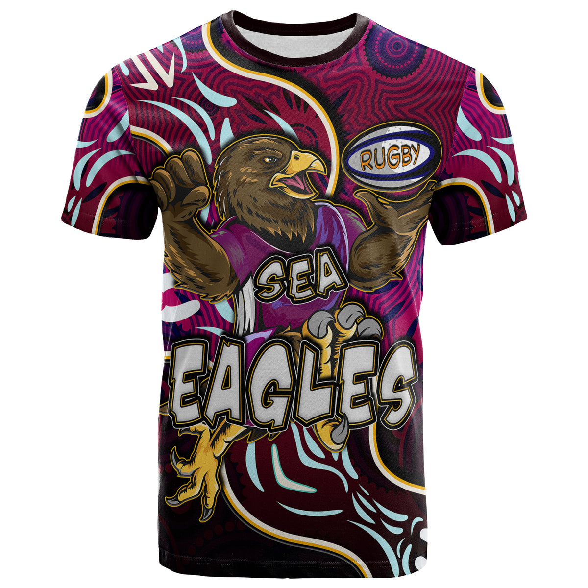 sea-eagles-rugby-t-shirt-custom-eagles-rugby-with-aboriginal-patterns-personalised-player-and-number-t-shirt