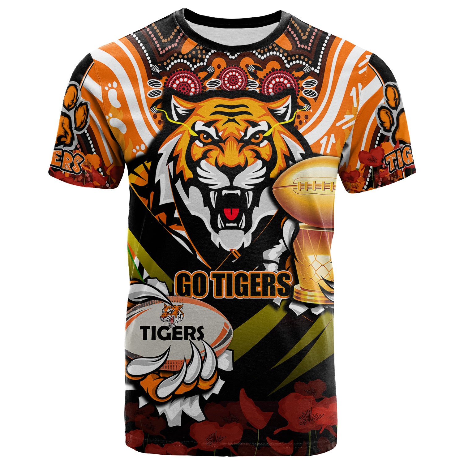 tigers-premierships-rugby-t-shirt-custom-go-tigers-champion-claw-scratch-aboriginal-culture-t-shirt