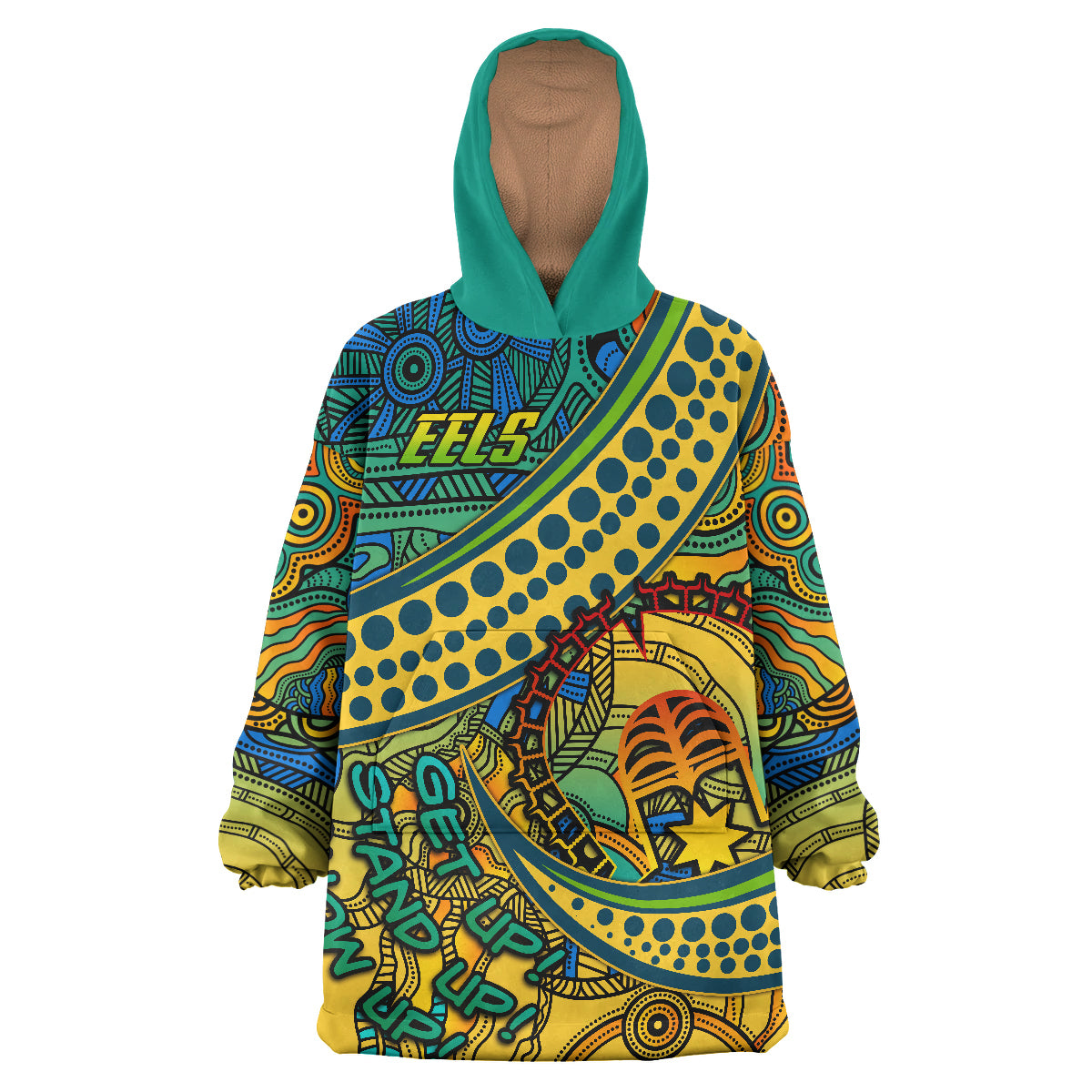 naidoc-eels-rugby-snug-hoodie-custom-naidoc-week-parramatta-eels-aboriginal-patterns-oodie-blanket