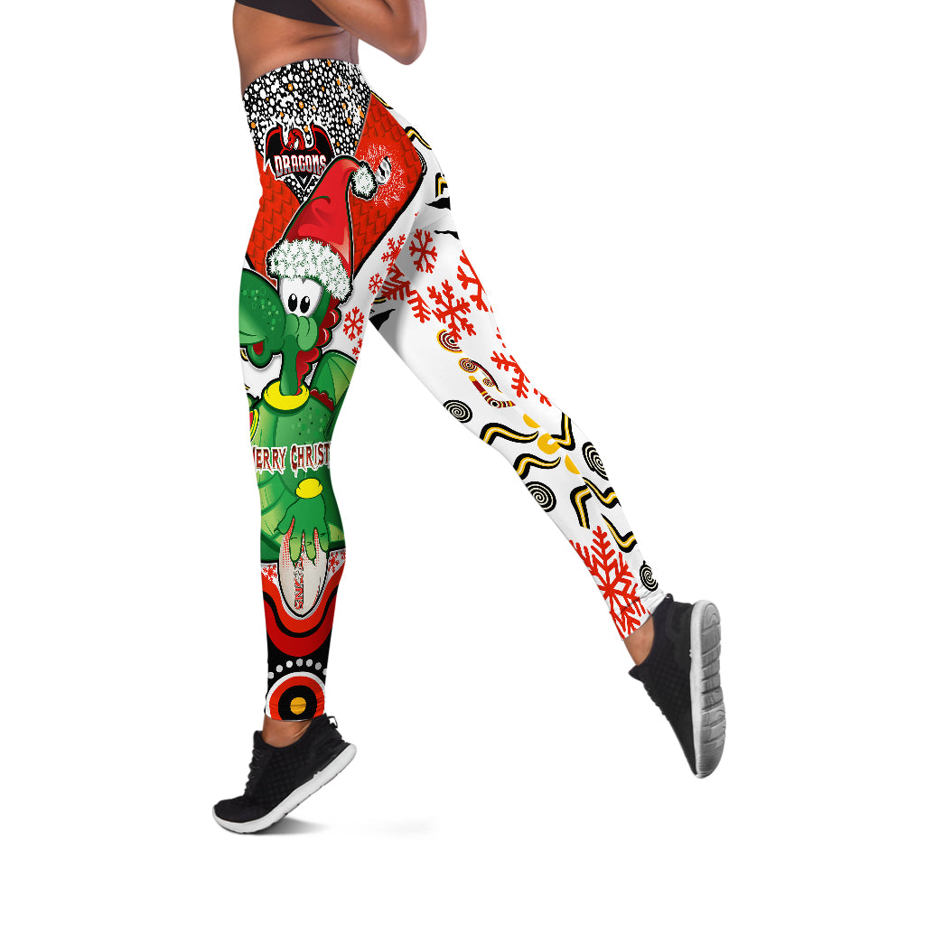 st-george-rugby-christmas-leggings-merry-christmas-green-dragons-indigenous-leggings