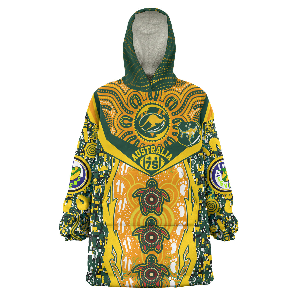 australian-rugby-sevens-mens-squad-unisex-snug-hoodie-custom-aussie-7s-arcade-patterns-with-aboriginal-turtles-oodie-blanket