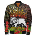 bulldogs-rugby-bomber-jacket-anzac-bulldog-with-remembrance-poppy-and-indigenous-patterns-bomber-jacket